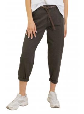 Pantalone baggy leggero con cintura in cotone "Chloe"